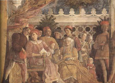Andrea Mantegna The Gonzaga Family and Retinue finished (mk080 china oil painting image